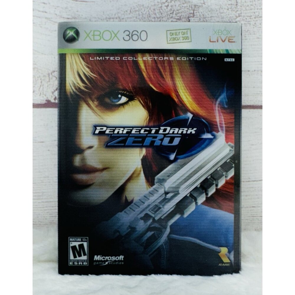 Perfect Dark Zero (Xbox 360, 2005) Limited Collector's Edition Steelbook USED